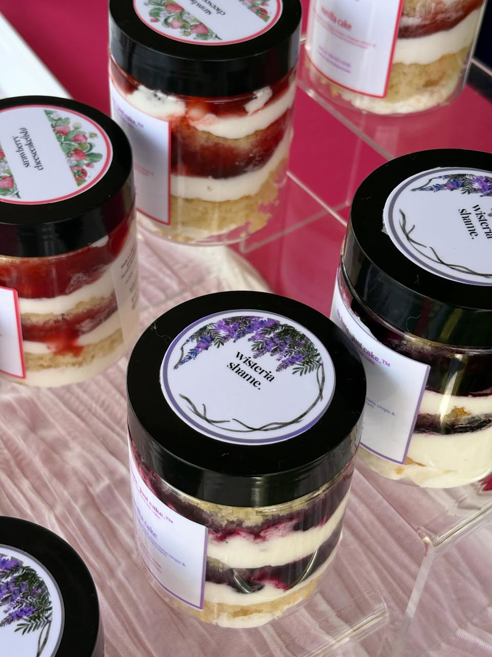 cake jars.